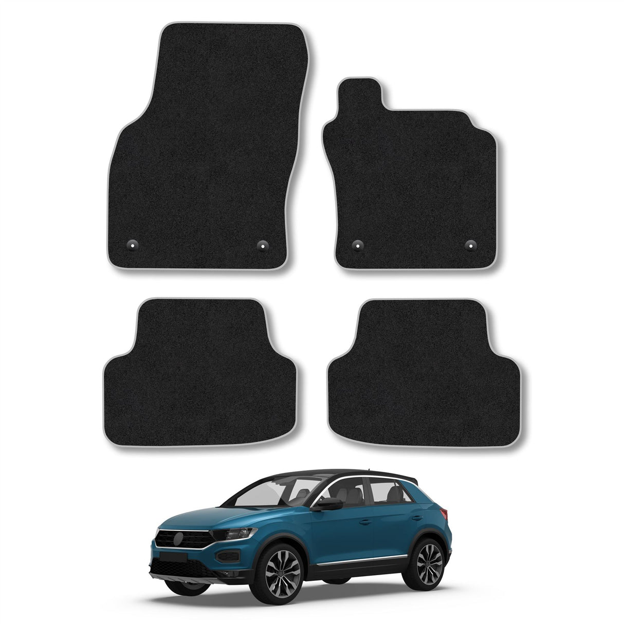 VW T-Roc (2017+) Tailored Carpet Car Mats