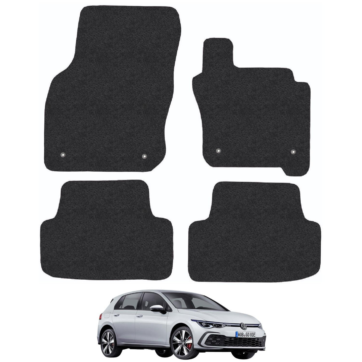VW Golf MK8 Mild Hybrid Car Mats (2019-Onwards)