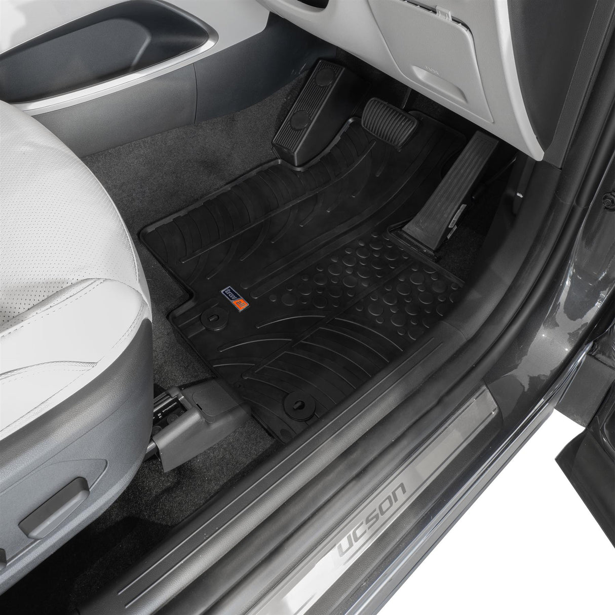 TRAVALL Hyundai Tucson Premium Rubber Car Mats (2020-Onwards)