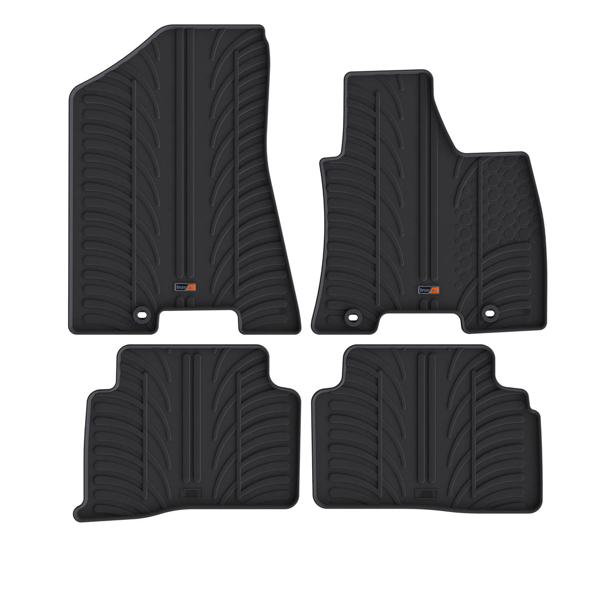 TRAVALL Hyundai Tucson Premium Rubber Car Mats (2015-2018)