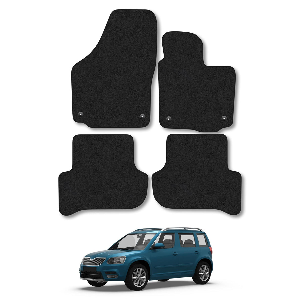 Skoda Yeti Car Mats (2009-2017)