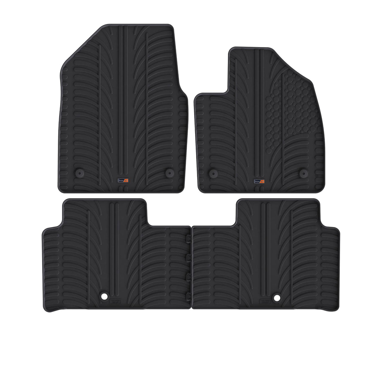 TRAVALL Kia EV6 Premium Rubber Car Mats (2021-Onwards)
