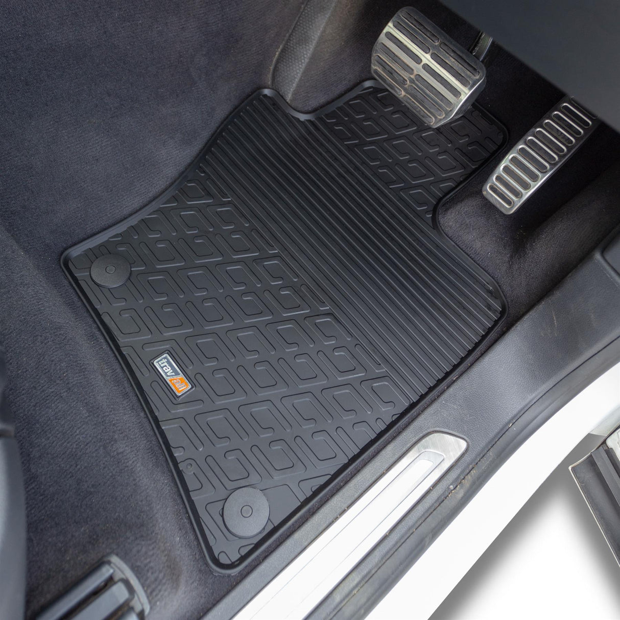 TRAVALL VW Touareg Premium Rubber Car Mats (2010-2018)