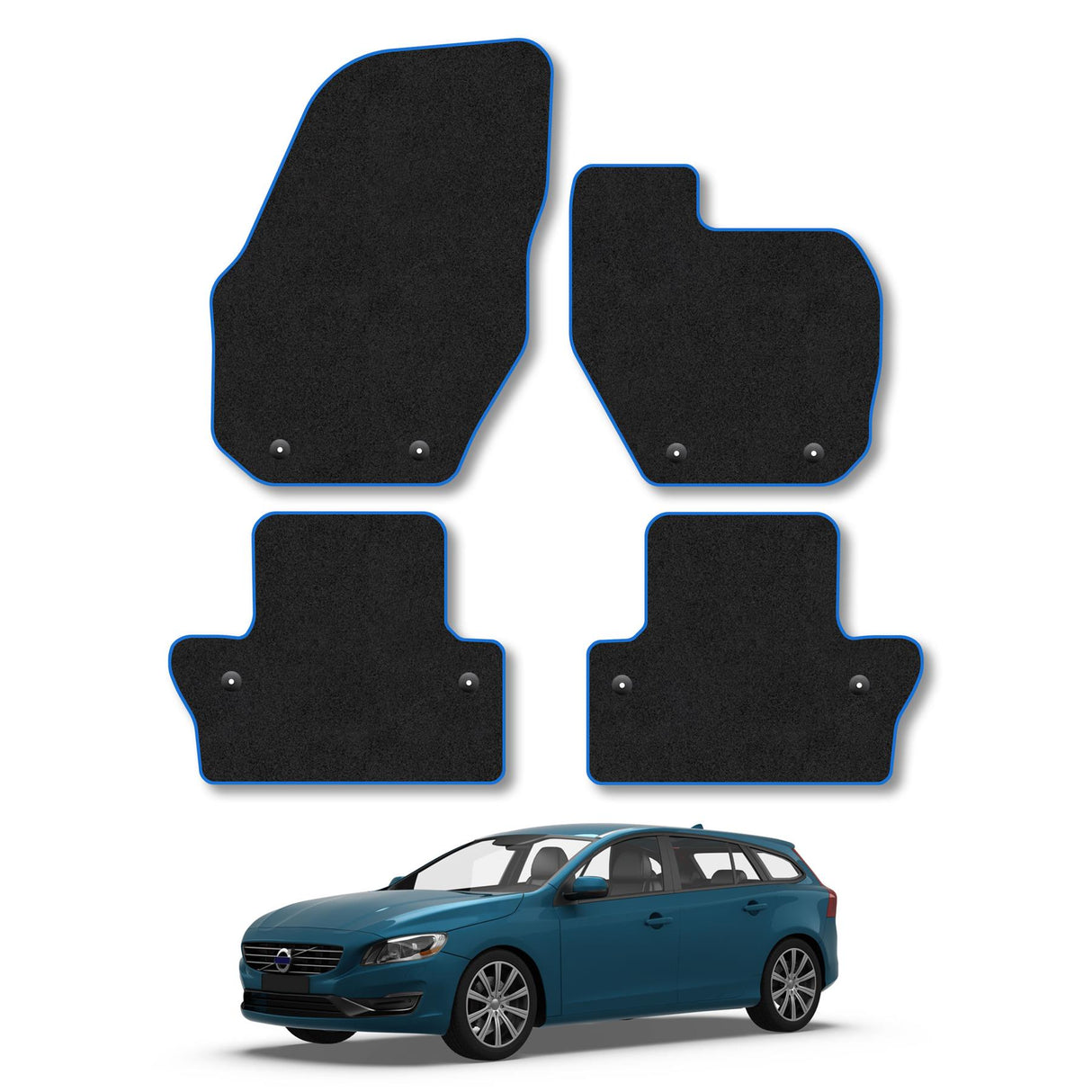 Volvo V60 Manual Car Mats (2011-2018)