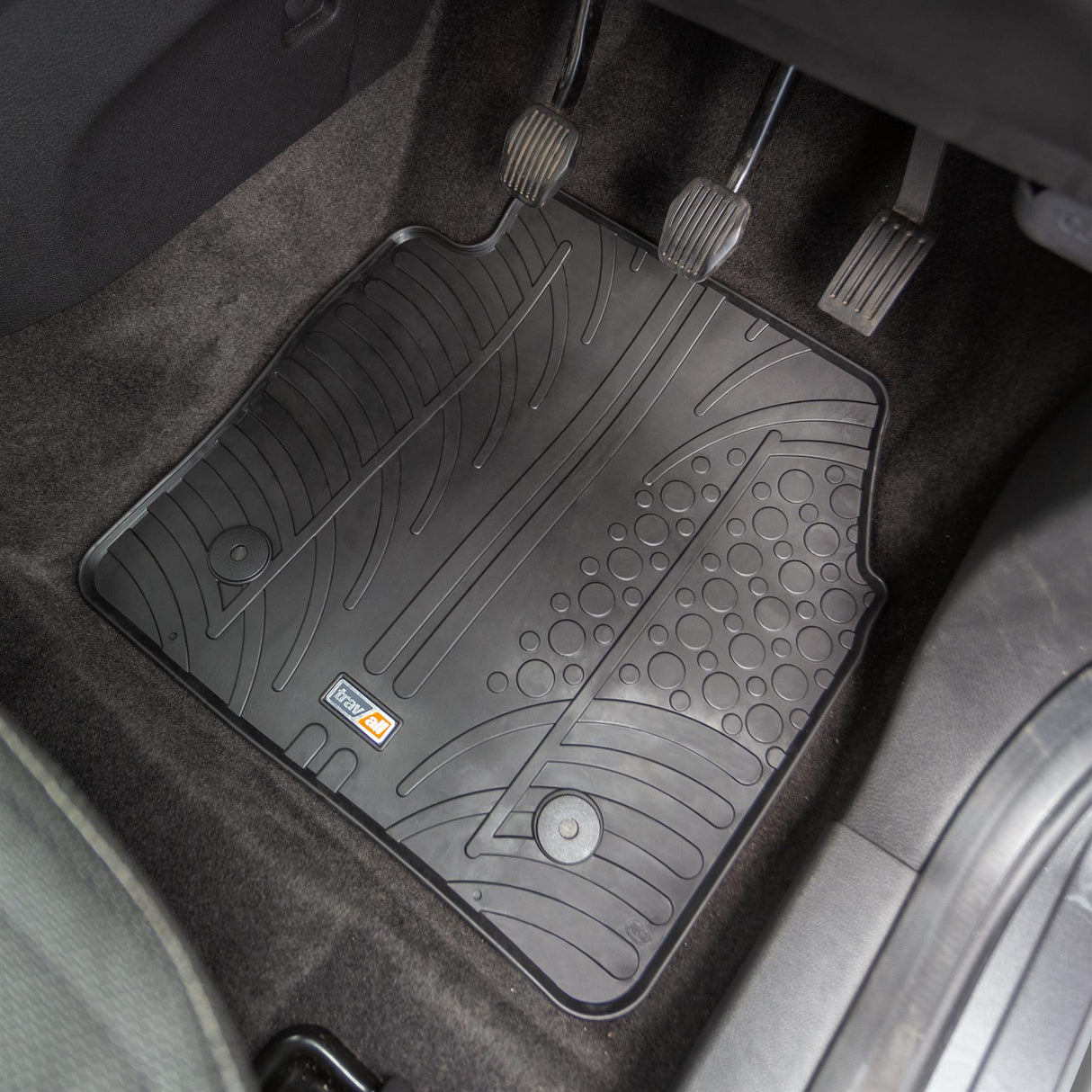 TRAVALL Ford Toureno Connect SWB Premium Rubber Car Mats (2013-2021)