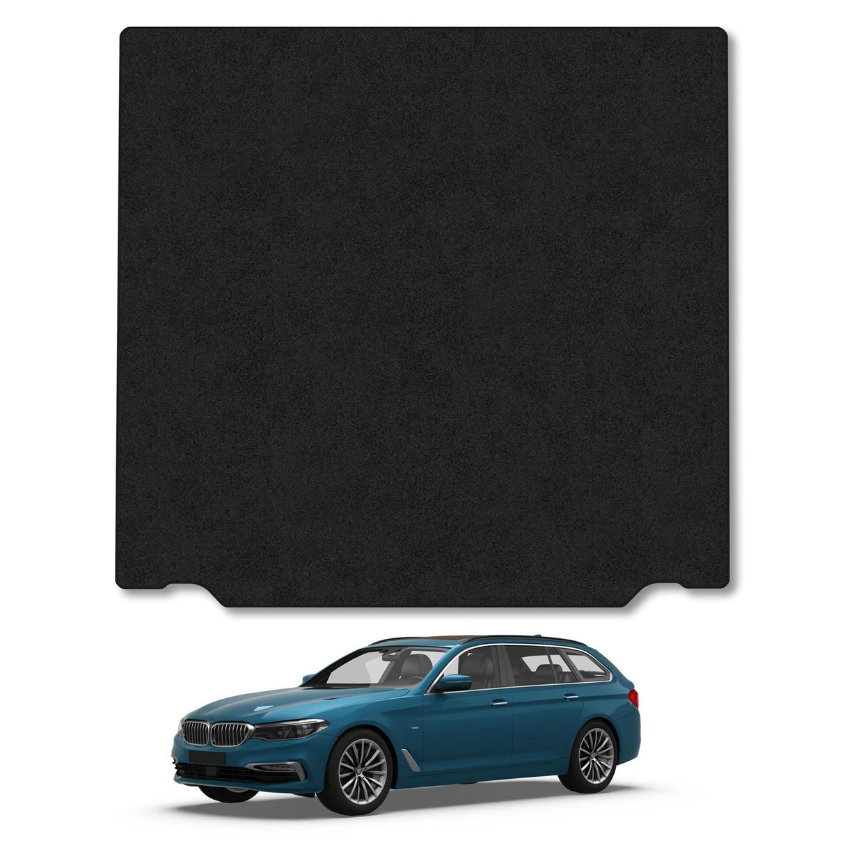 BMW 5 Series Estate (2010-2017) Premium Tufted Carpet Boot Mat