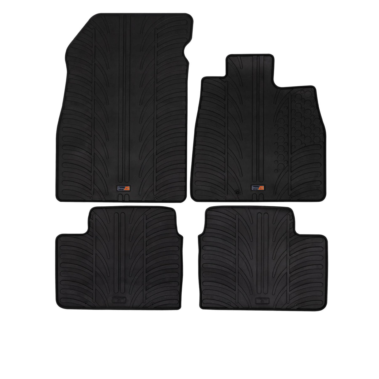 TRAVALL Nissan Micra Premium Rubber Car Mats (2010-2016)