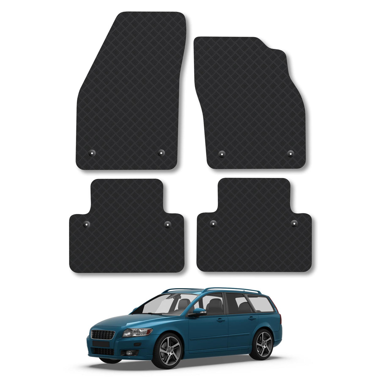 Volvo V50 Manual Car Mats (2004-2012)