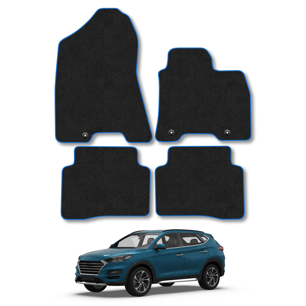 Hyundai Tucson Hook Floor Fixing Car Mats (2015-2021)