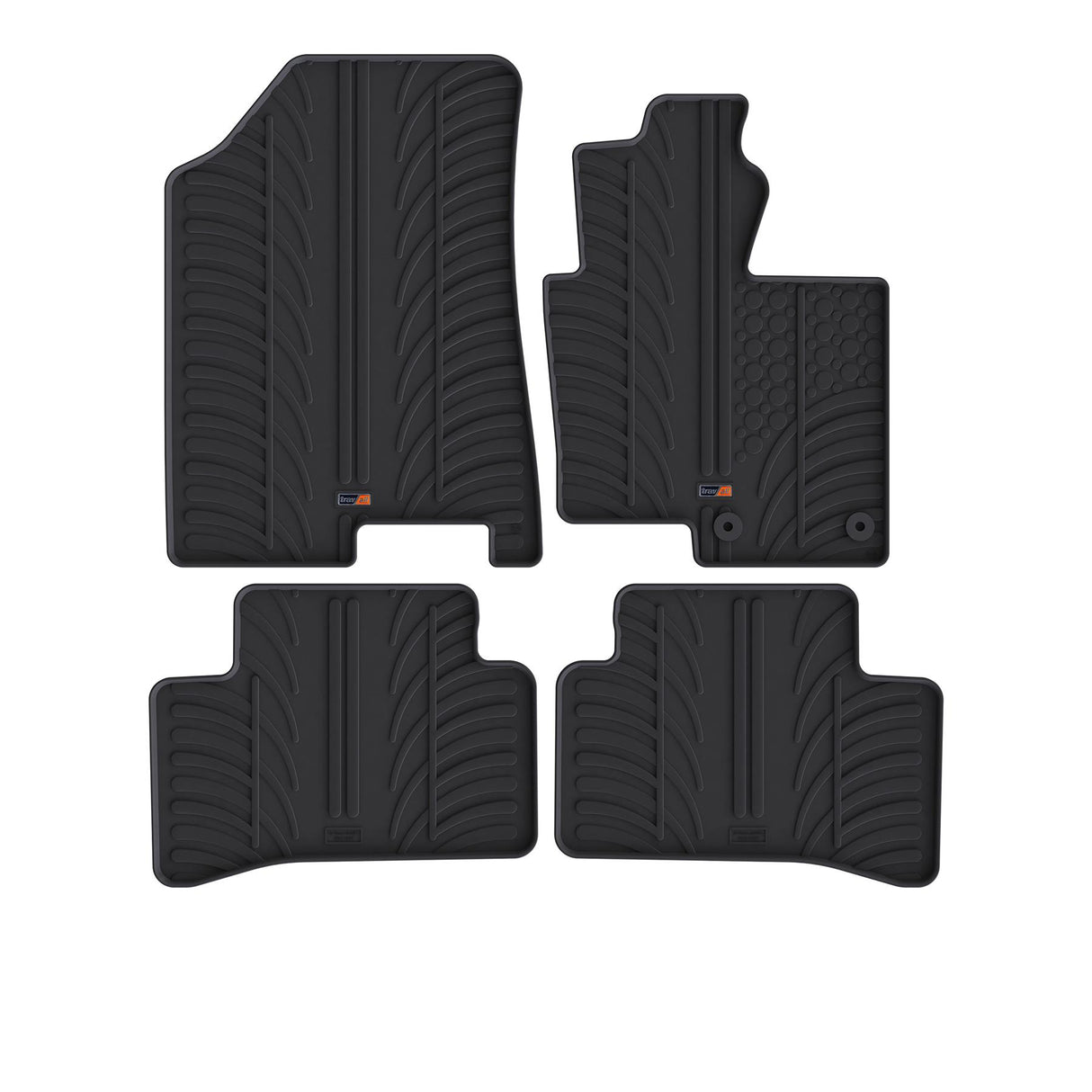TRAVALL Hyundai Tucson Premium Rubber Car Mats (2020-Onwards)