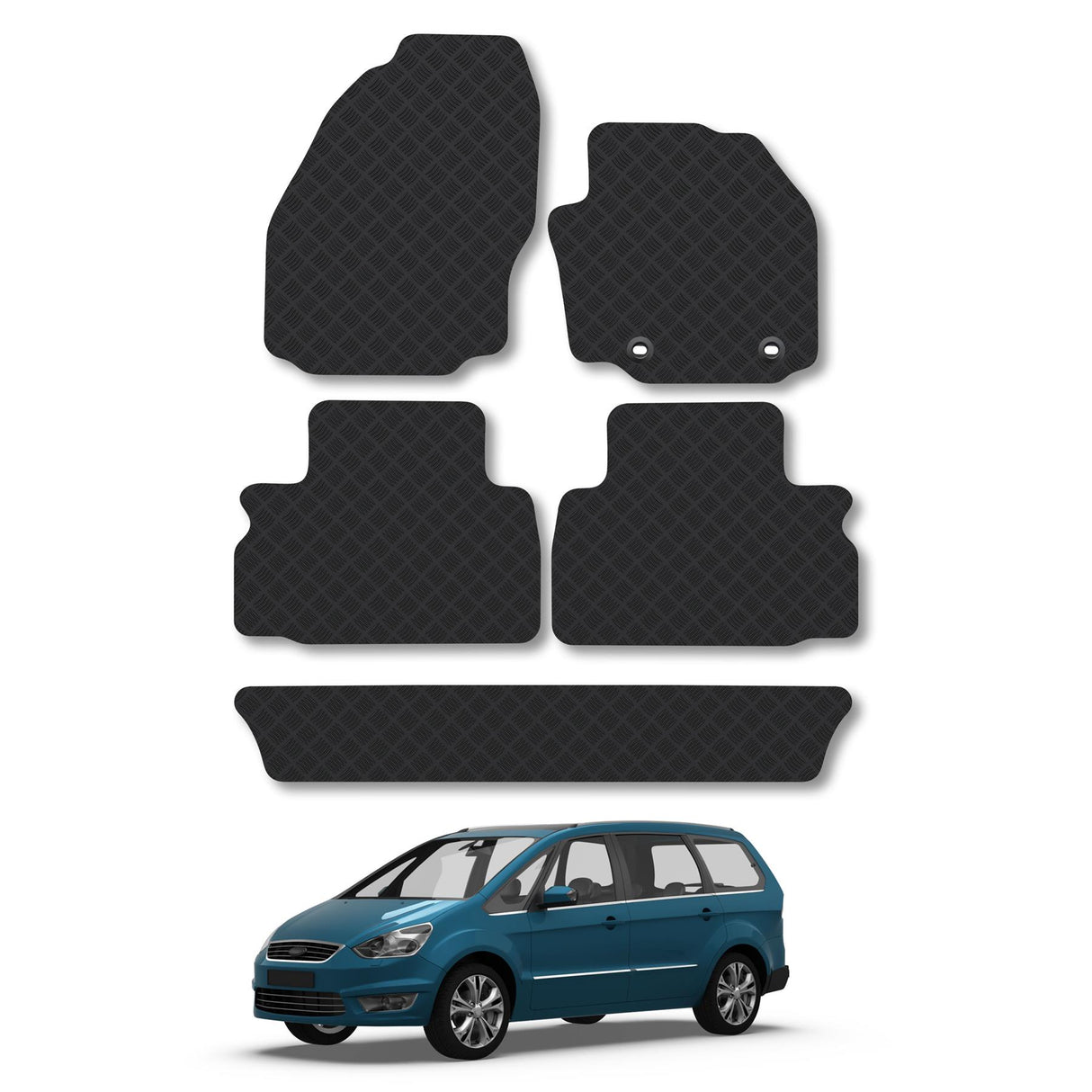 Ford Galaxy (2006-2013) Heavy-Duty Rubber Car Mats