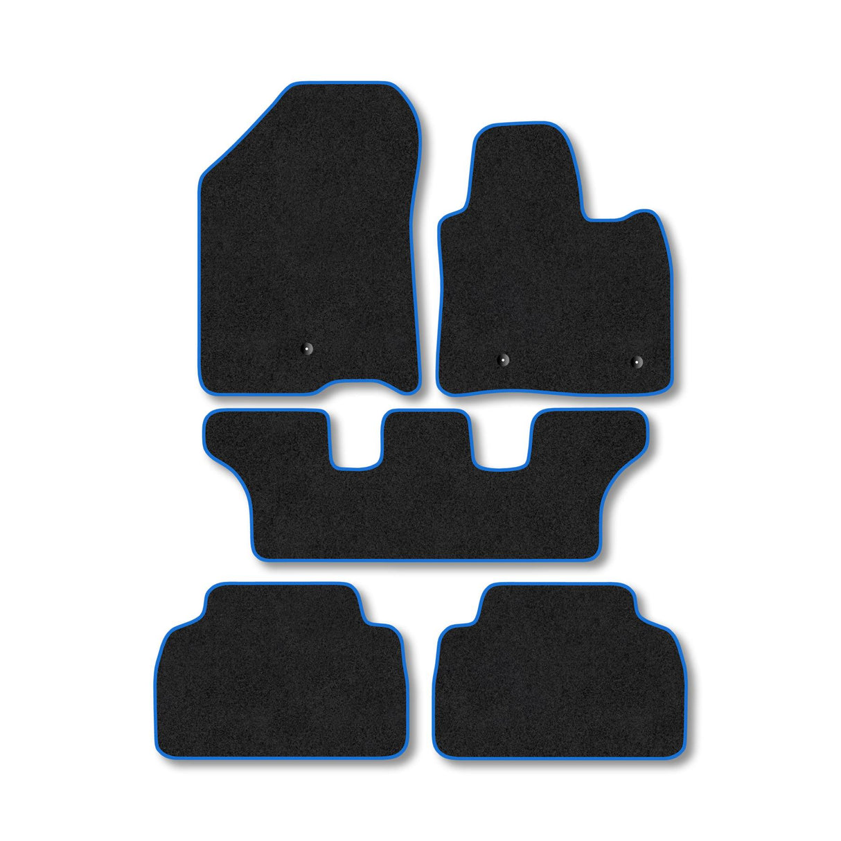 Hyundai Santa FE Non-Hybrid 30Cm Driver Clip Spacing (2018+) Premium Tufted Carpet Car Mats