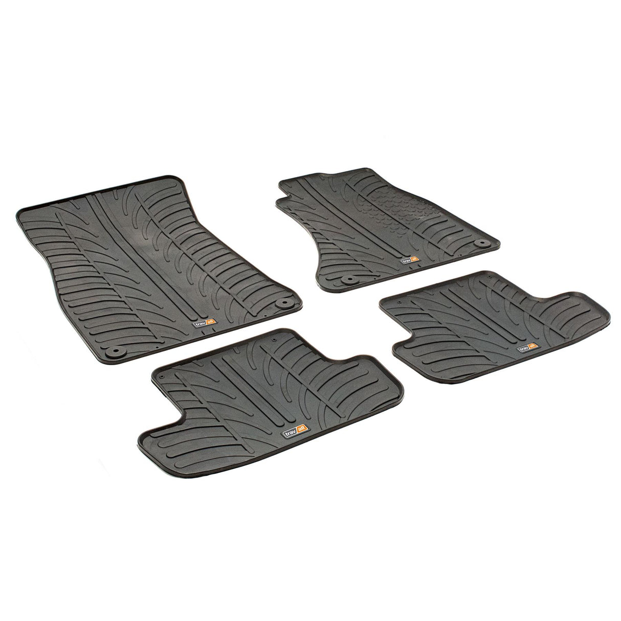 TRAVALL Audi A5 S5 RS5 Coupe/Cabrio Premium Rubber Car Mats (2007-2016)