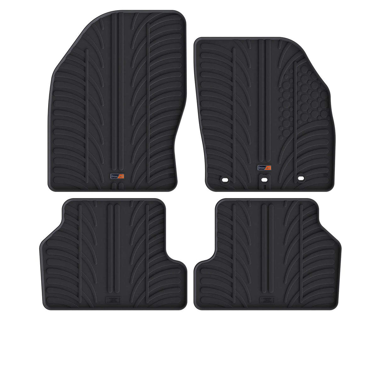 TRAVALL Ford Focus Premium Rubber Car Mats (2005-2010)