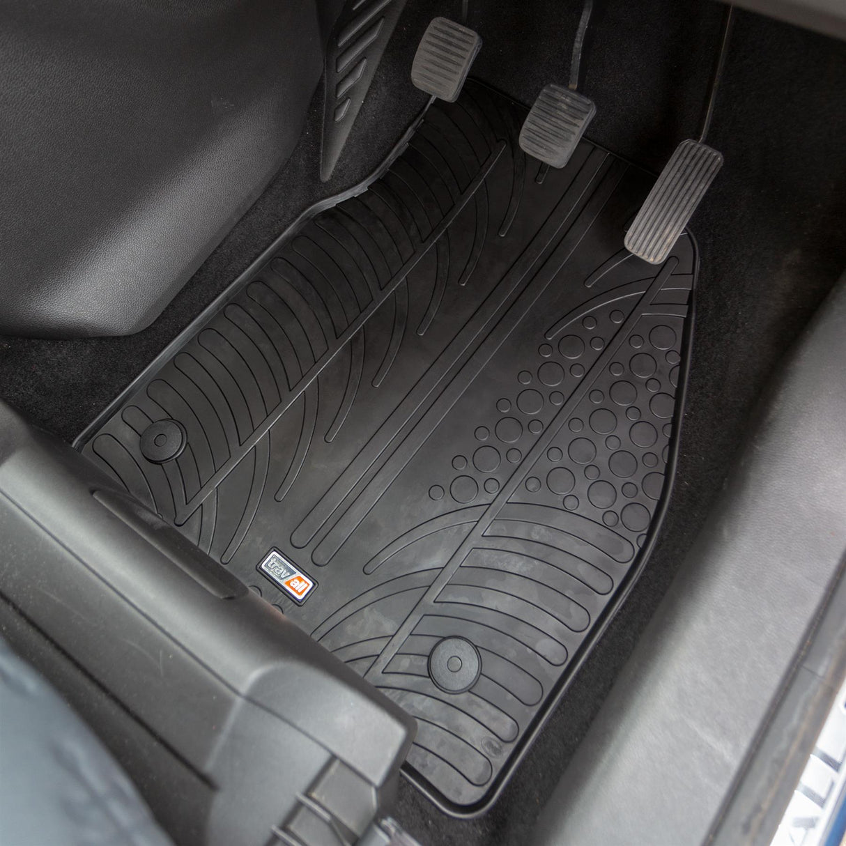 TRAVALL Vauxhall Meriva Premium Rubber Car Mats (2009-2017)