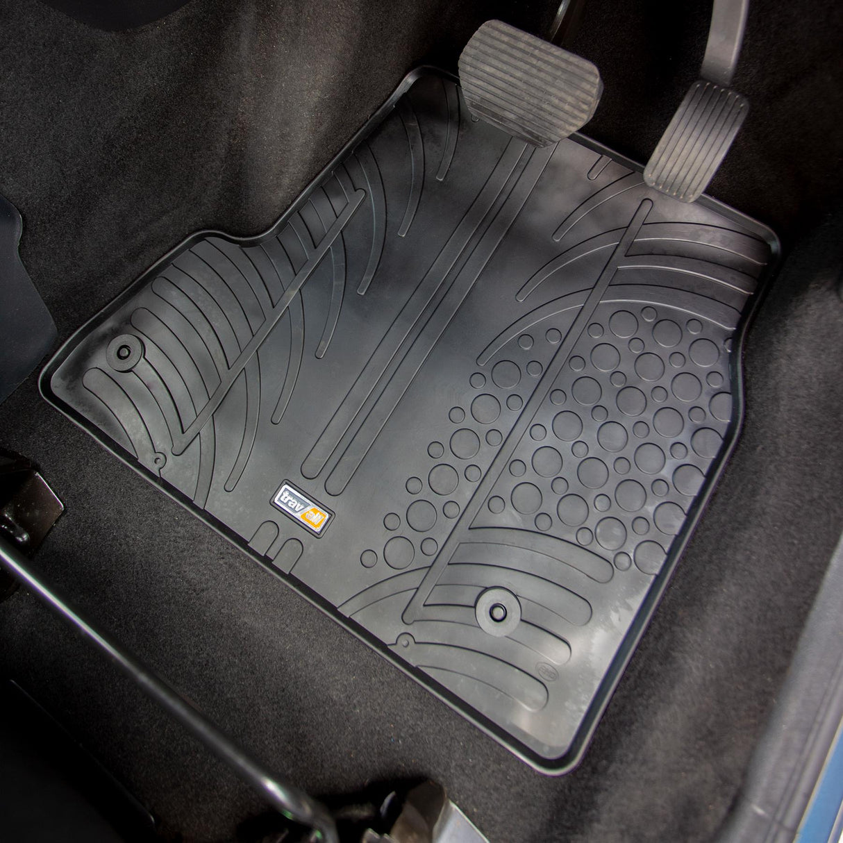 TRAVALL Citroen Partner Tepee Premium Rubber Car Mats (2008-2018)