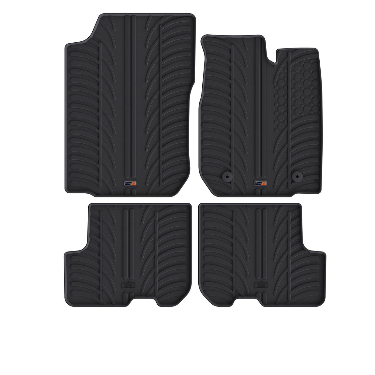 TRAVALL Renault Sandero Premium Rubber Car Mats (2012-2020)
