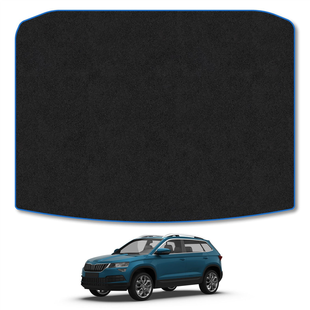 Skoda Karoq (2017+) Premium Tufted Carpet Boot Mat