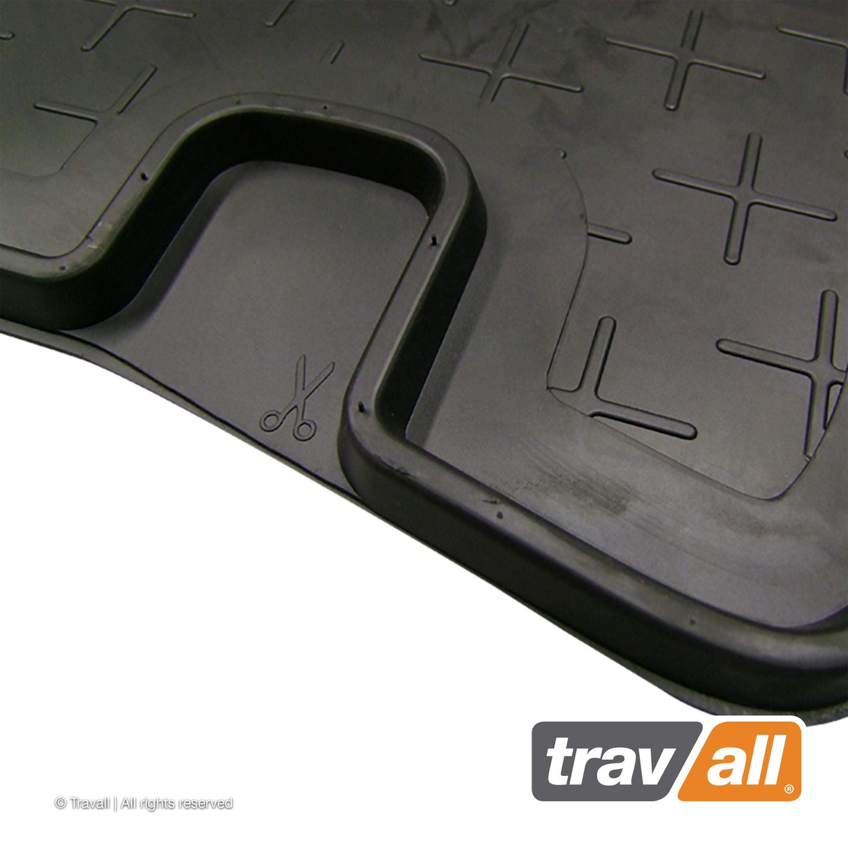 TRAVALL Ford S-Max Premium Rubber Boot Mats Liner (2006-2015)