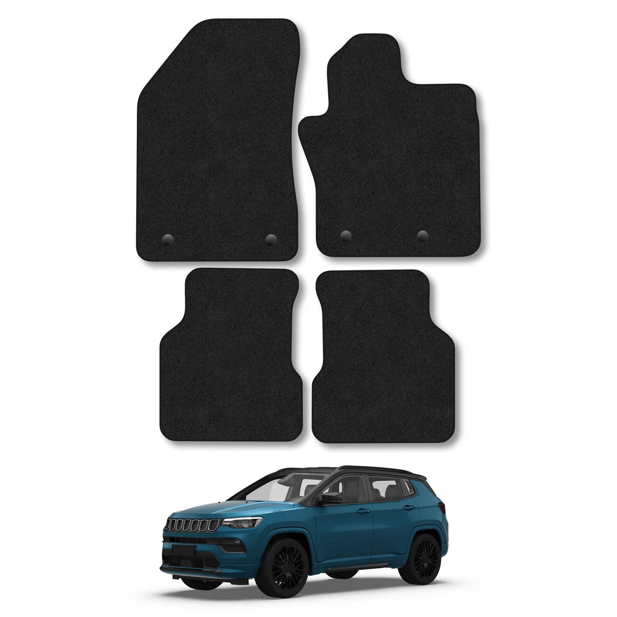 Jeep Compass Car Mats (2018-Onwards)