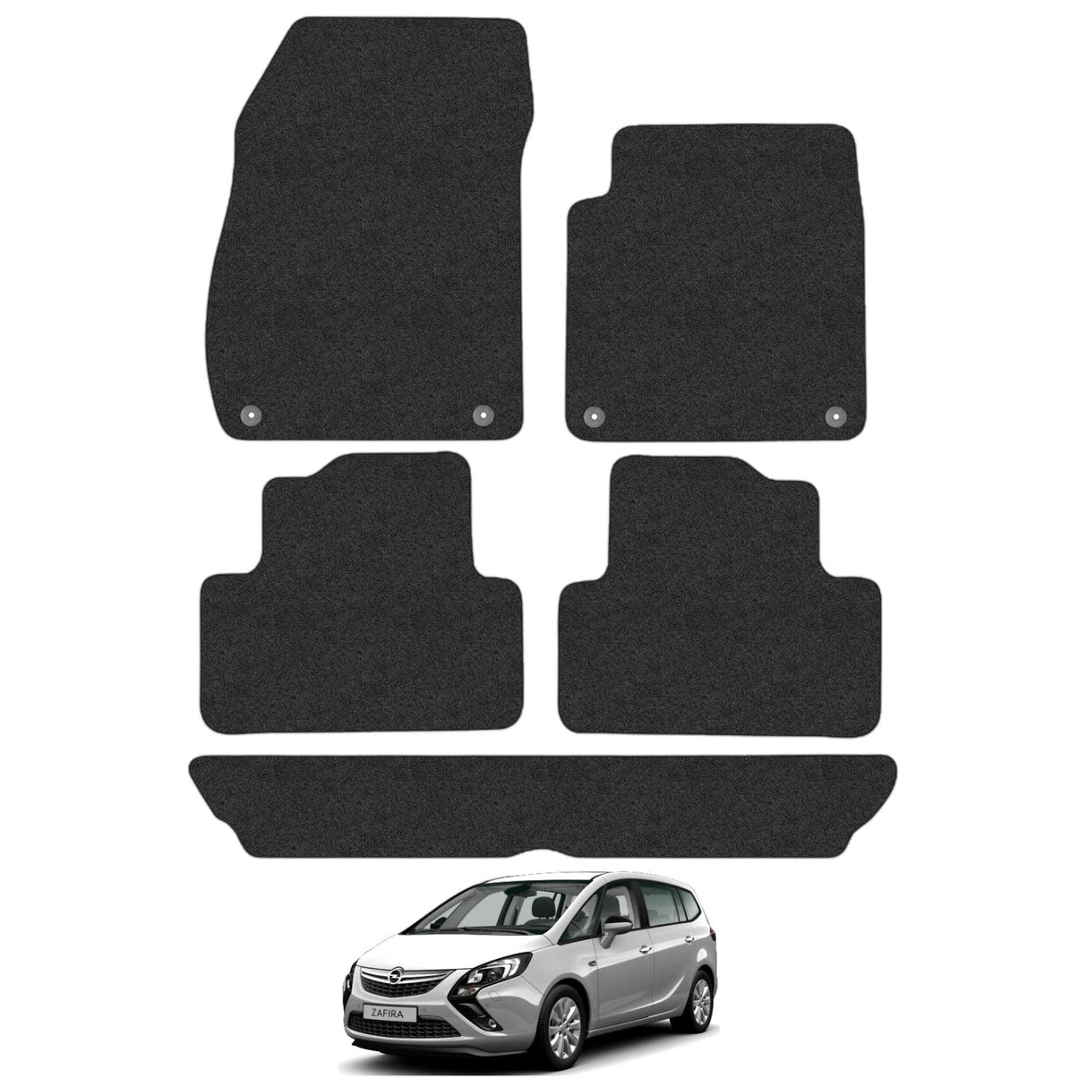 Vauxhall Zafira C 7 Seat Tourer Car Mats (2012-2018)