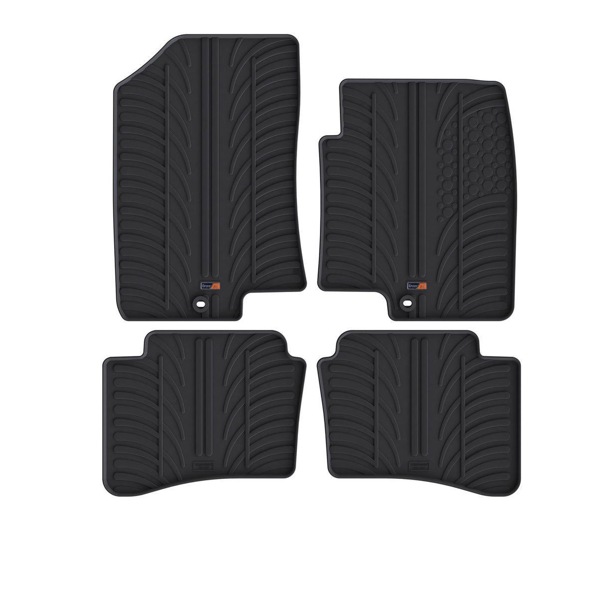 TRAVALL Hyundai I20 Premium Rubber Car Mats (2014-2020)