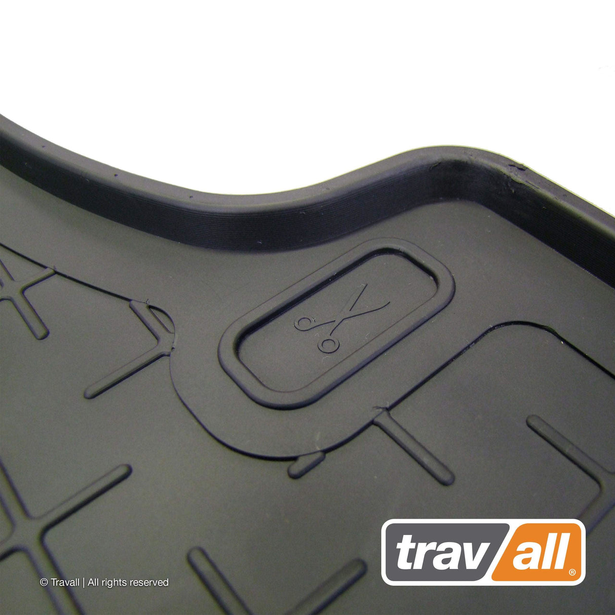 TRAVALL Skoda Octavia Estate Premium Rubber Boot Mats Liner (2004-2013)