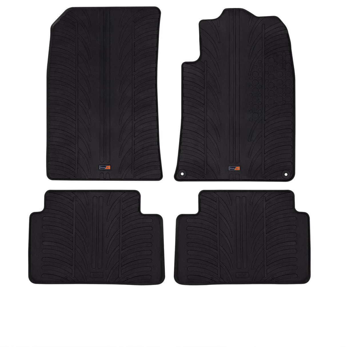 TRAVALL Peugeot 508 Premium Rubber Car Mats (2011-2018)