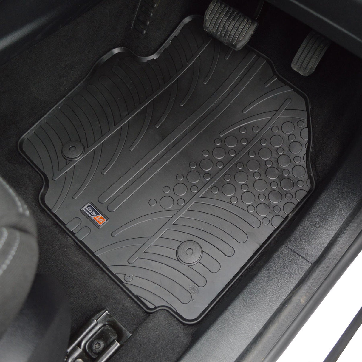 TRAVALL Ford S-Max Premium Rubber Car Mats (2010-2015)