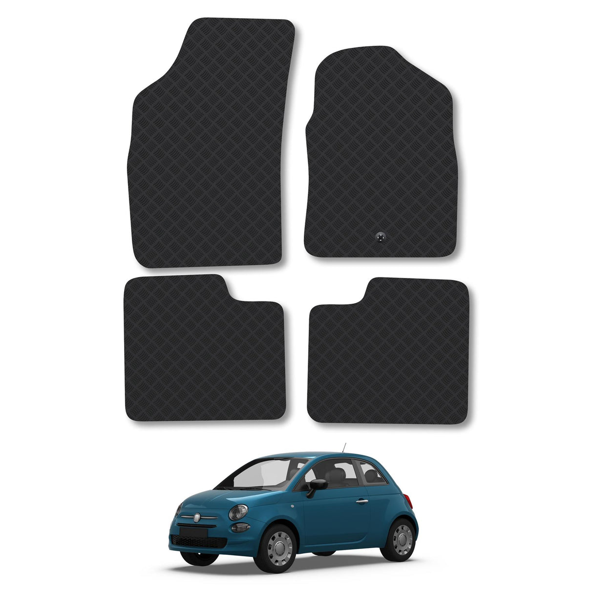 Fiat 500 Car Mats (2008-2012)