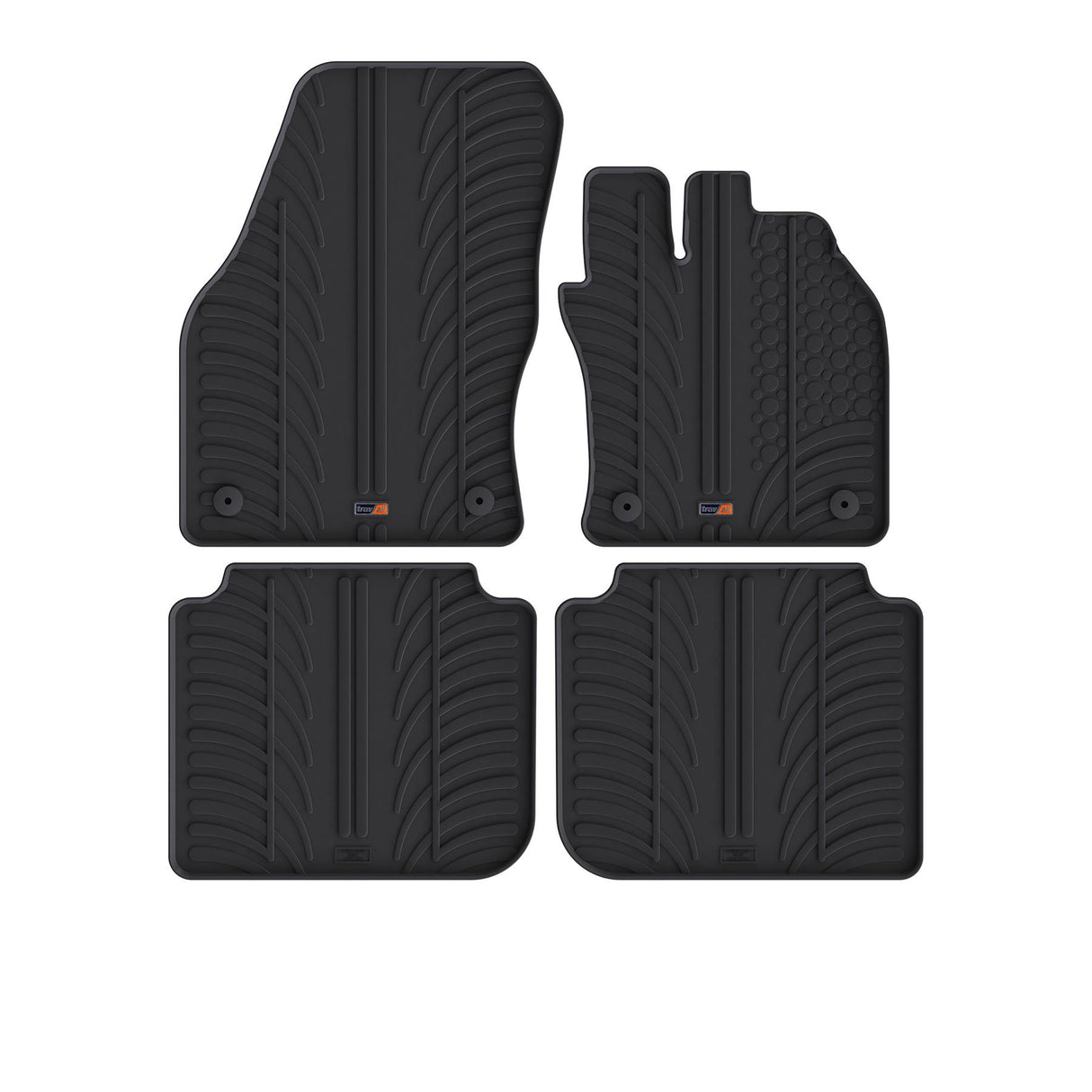 TRAVALL Skoda Kodiaq Premium Rubber Car Mats (2016- )