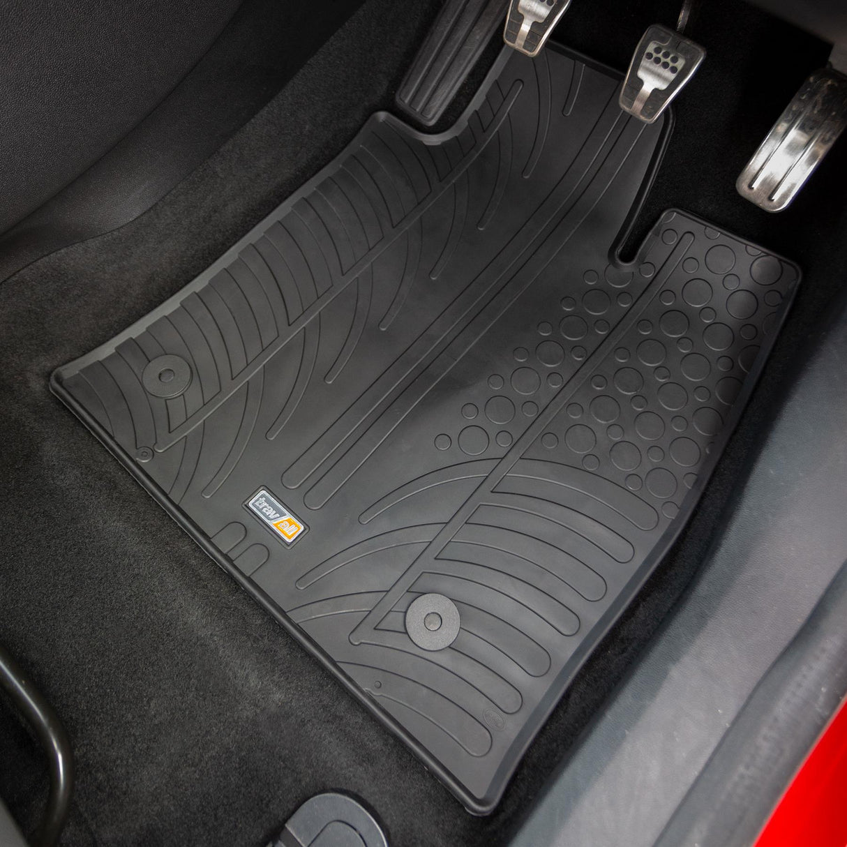 TRAVALL Ford Fiesta Premium Rubber Car Mats (2017-Onwards)