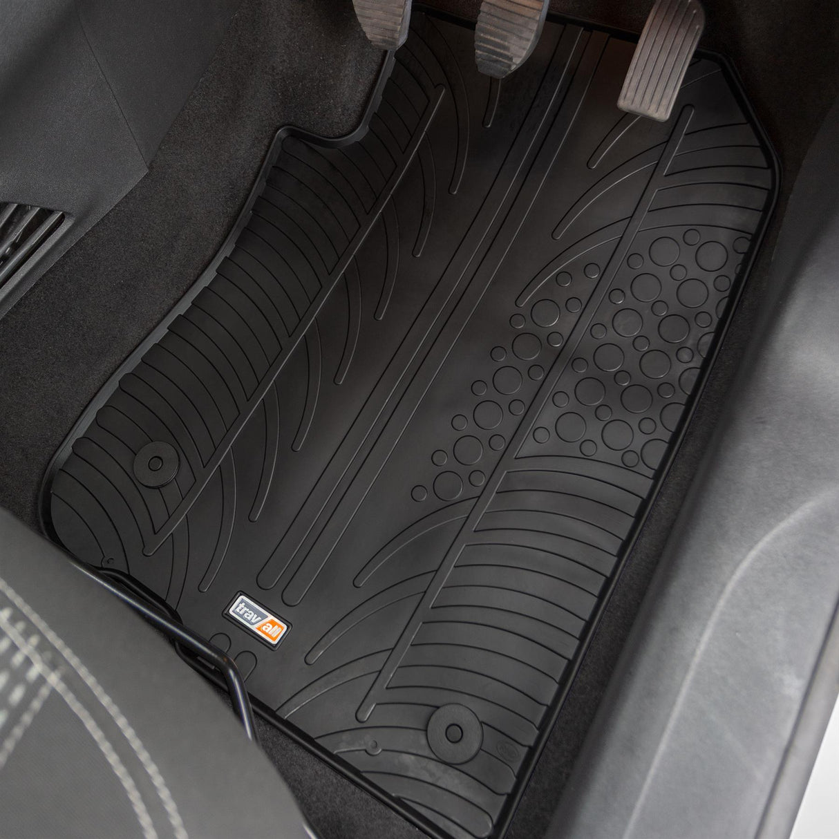 TRAVALL Peugeot 208 Premium Rubber Car Mats (2011-2019)