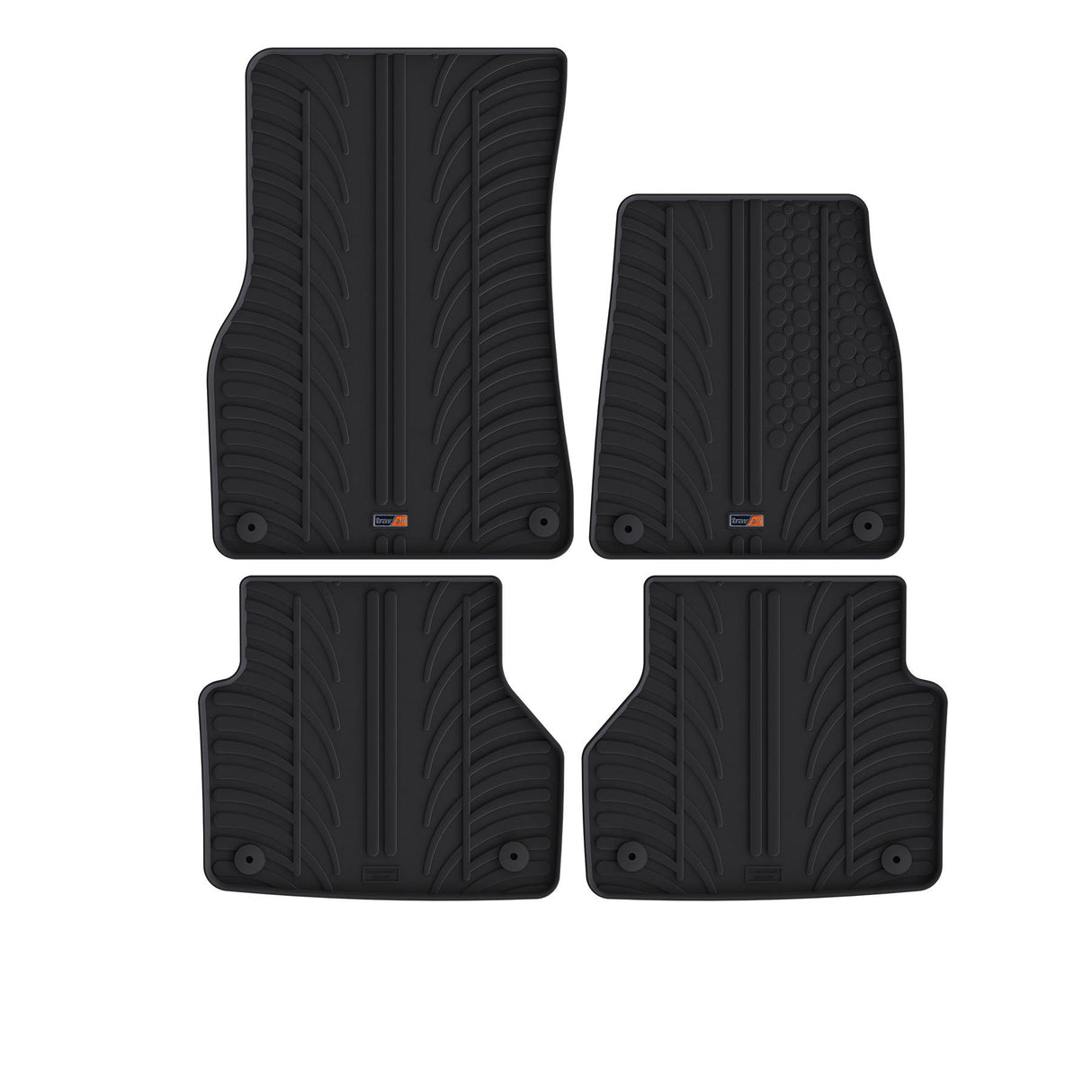 TRAVALL Audi A6 Avant Premium Rubber Car Mats (2019-Onwards)