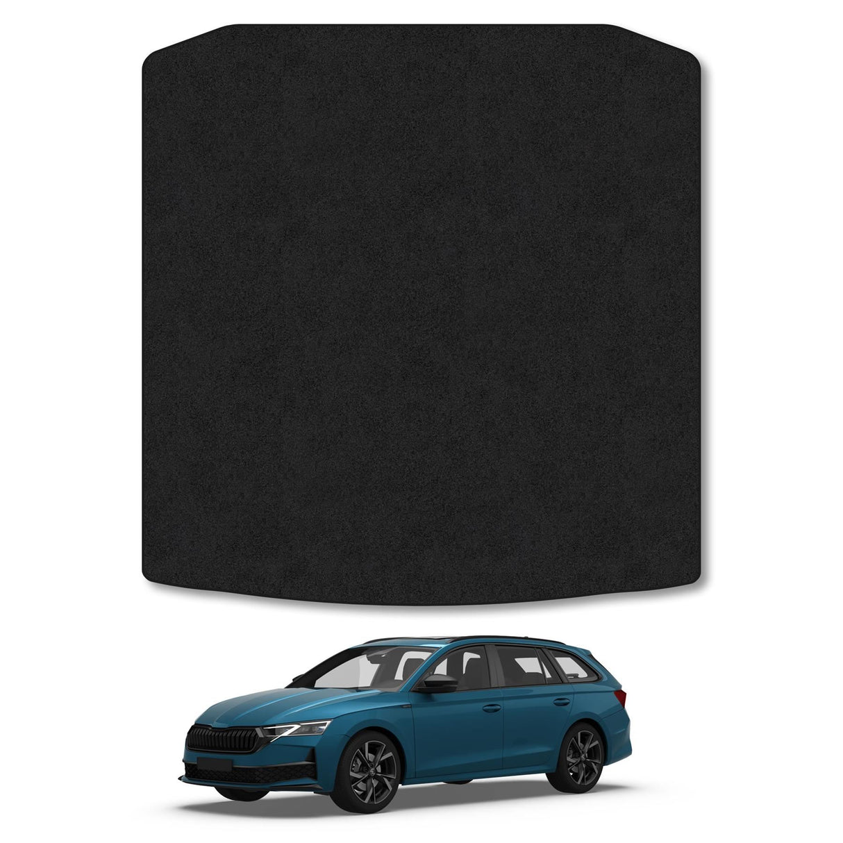 Skoda Octavia Estate (2020+) Premium Tufted Carpet Boot Mat