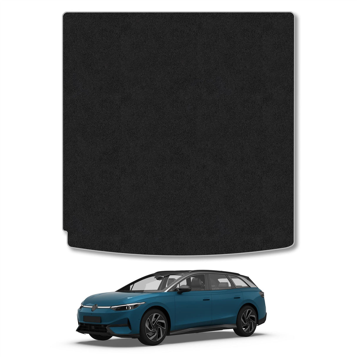 [Upper Floor] VW Id.7 Tourer (2023+) Premium Tufted Carpet Boot Mat