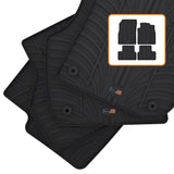 TRAVALL Vauxhall Astra Hatchback/ ST Premium Rubber Car Mats (2009-2015)