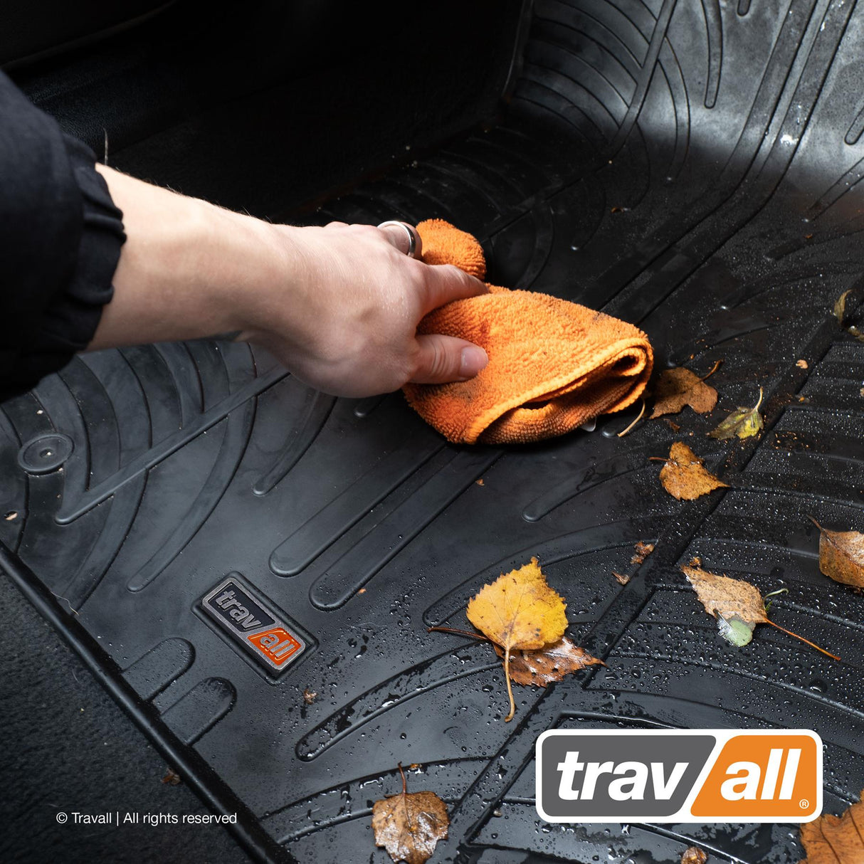 TRAVALL Jeep Grand Cherokee Premium Rubber Car Mats (2010-2013)