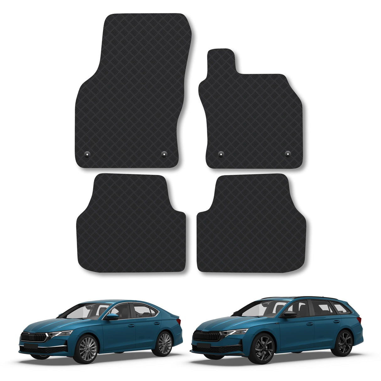 Skoda Octavia Estate & Hatchback Car Mats (2020-Onwards)