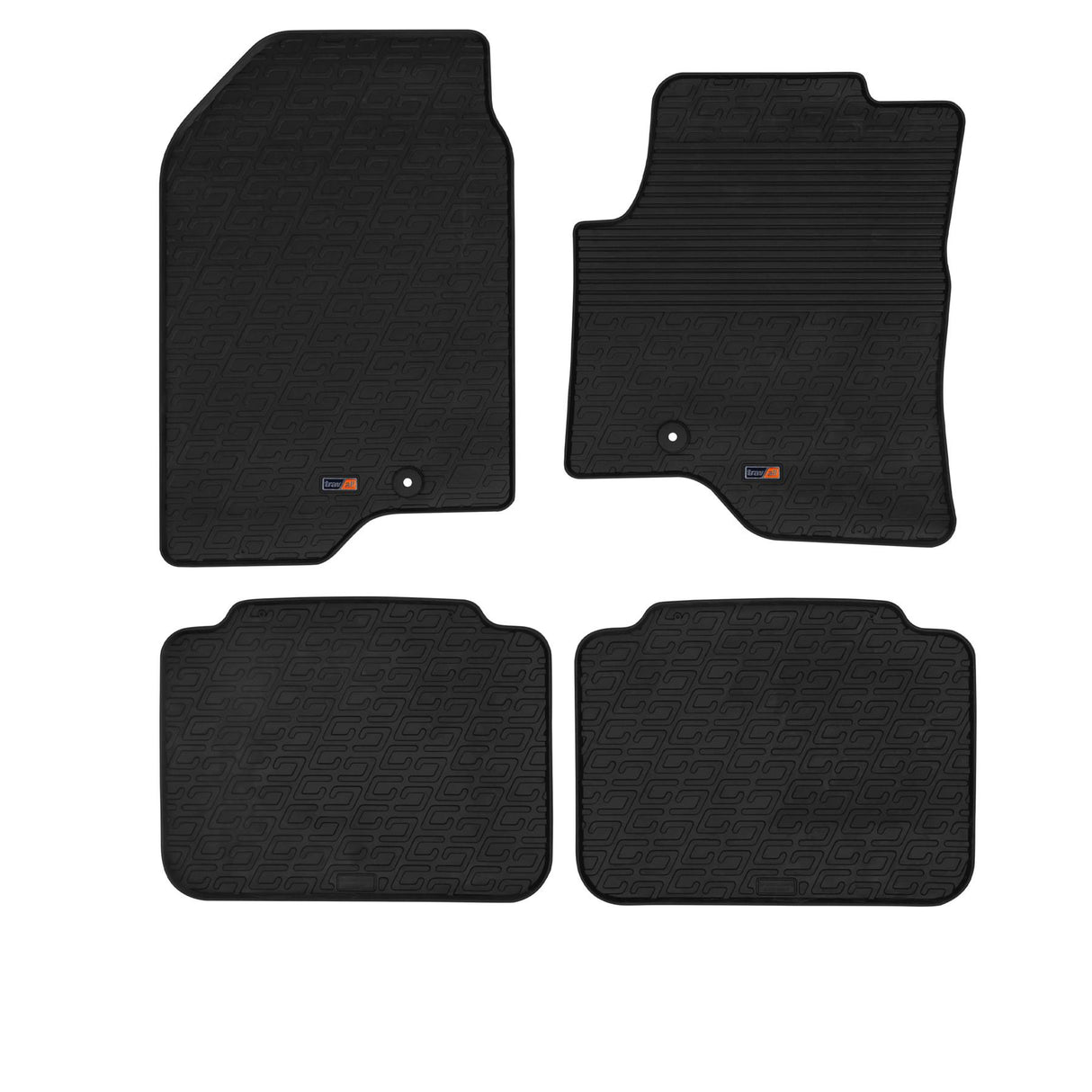 TRAVALL Vauxhall Antara Premium Rubber Car Mats (2010-2015)