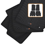 TRAVALL Jeep Wrangler Premium Rubber Car Mats (2018-Onwards)