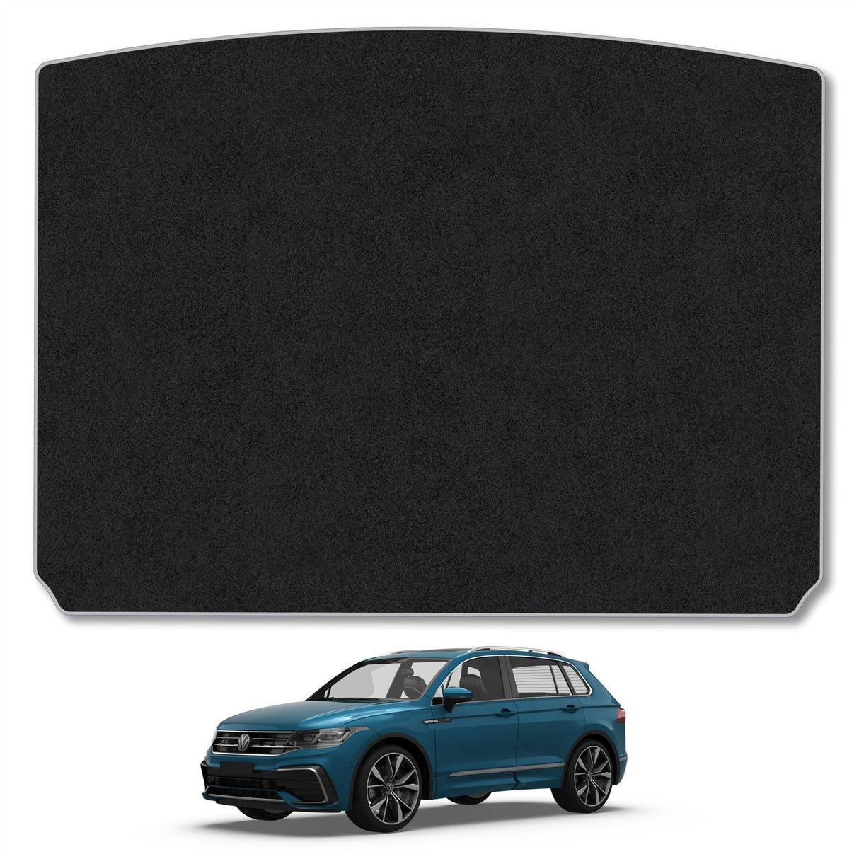 [Lower Floor] VW Tiguan (2016-2024) Premium Tufted Carpet Boot Mat