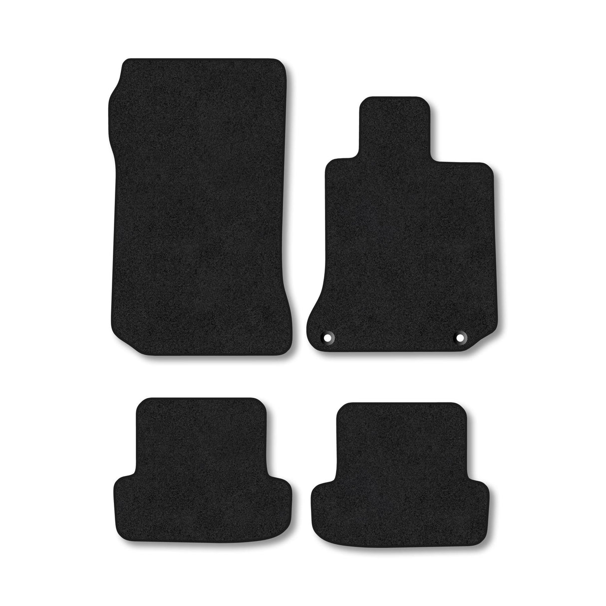 Mercedes-Benz C-Class (2011-2015) [W204] [Coupe] [Manual] Premium Tufted Carpet Car Mats