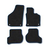 VW Golf Mk5 (2007-2008) [Round Clip] Premium Tufted Carpet Car Mats
