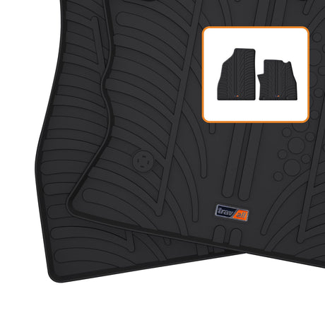 TRAVALL Citroen Nemo Premium Rubber Car Mats (2007-2009)