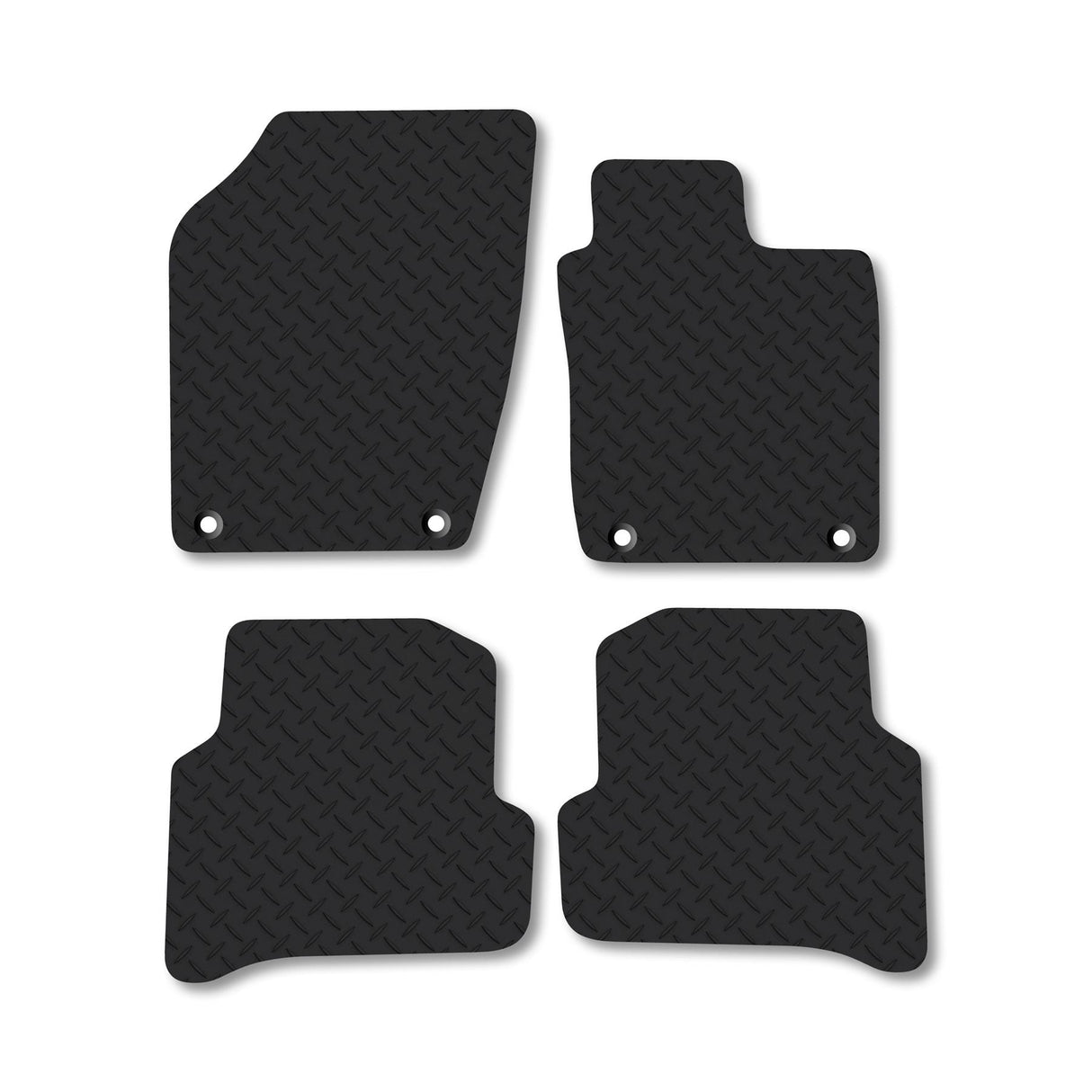 Skoda Fabia (2015-2021) Heavy-Duty Rubber Car Mats