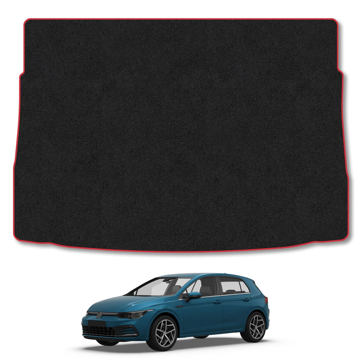VW Golf Mk8 (2019+) Premium Tufted Carpet Boot Mat