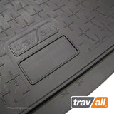 TRAVALL Volkswagen Touran Premium Rubber Boot Mats Liner (2003-2015)