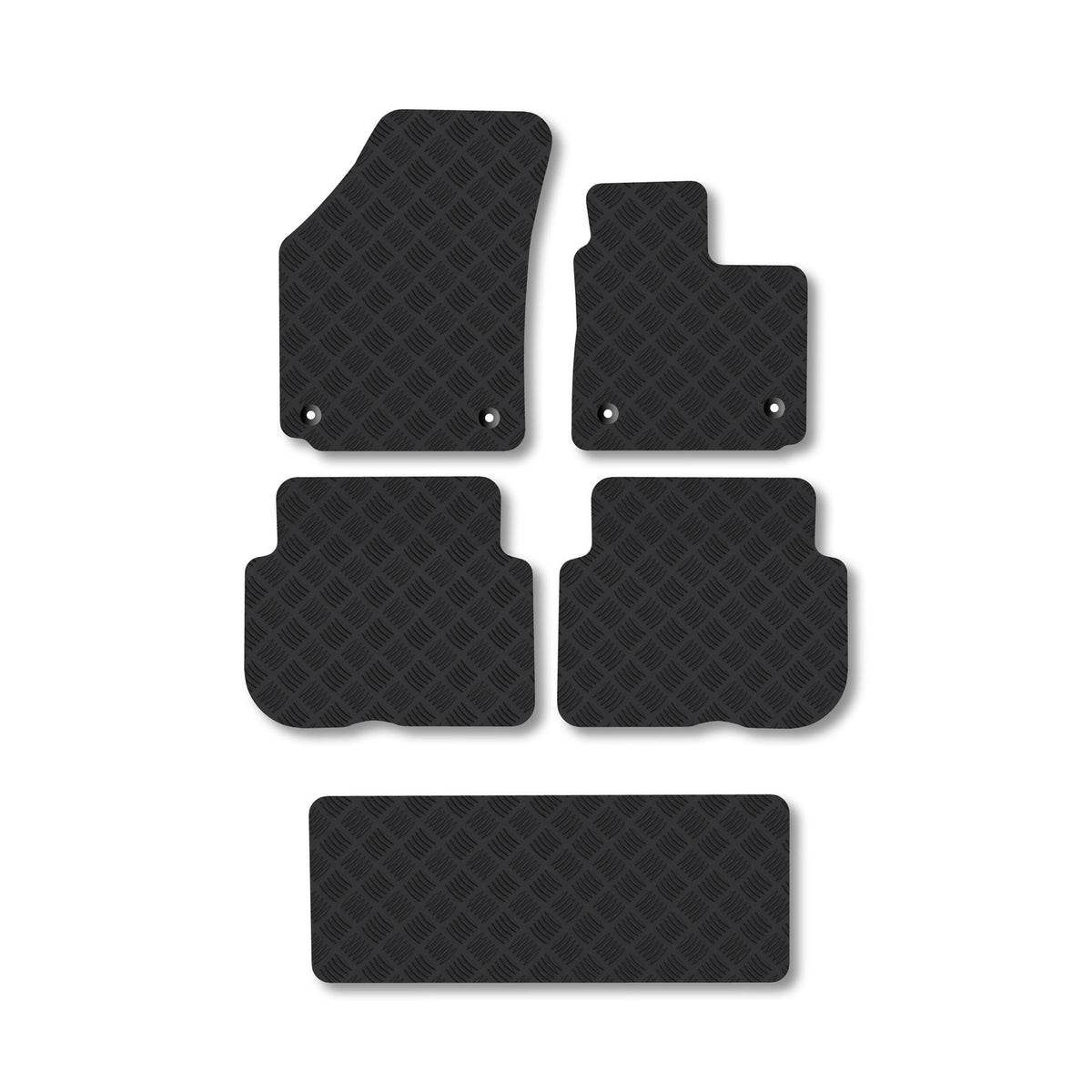 VW Touran (2003-2007) Heavy-Duty Rubber Car Mats