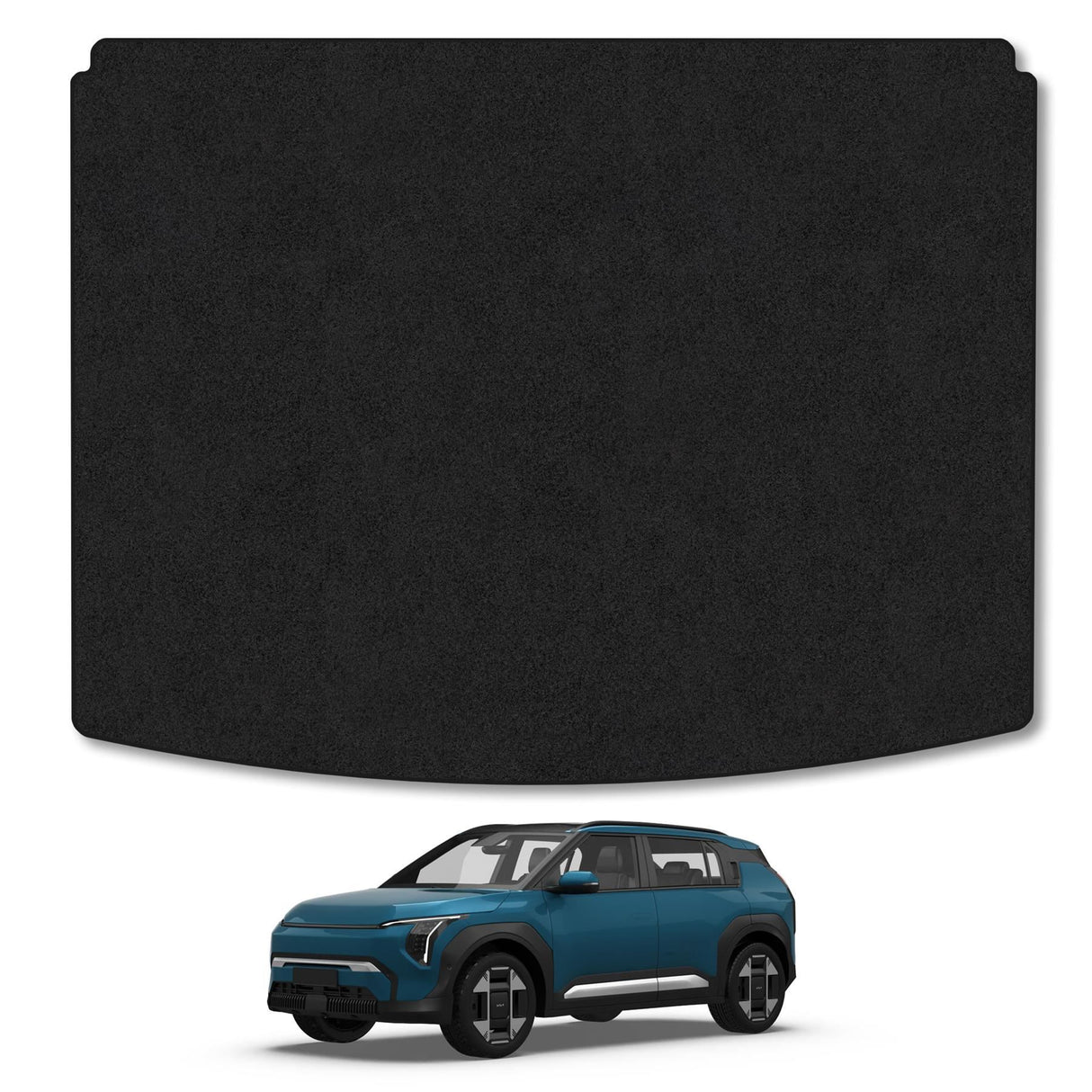Kia EV3 (2024+) [Lower Boot] Premium Tufted Carpet Boot Mat